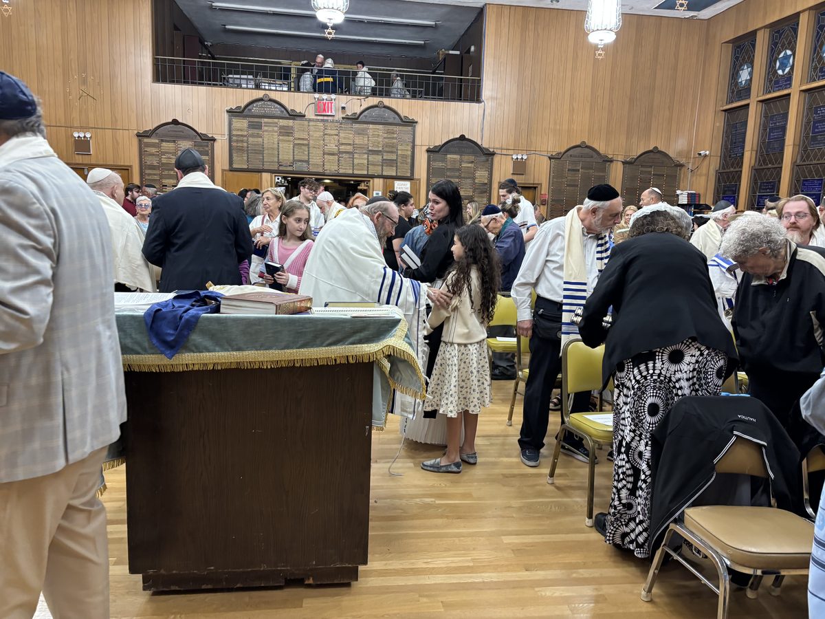 Gathered around the Torah