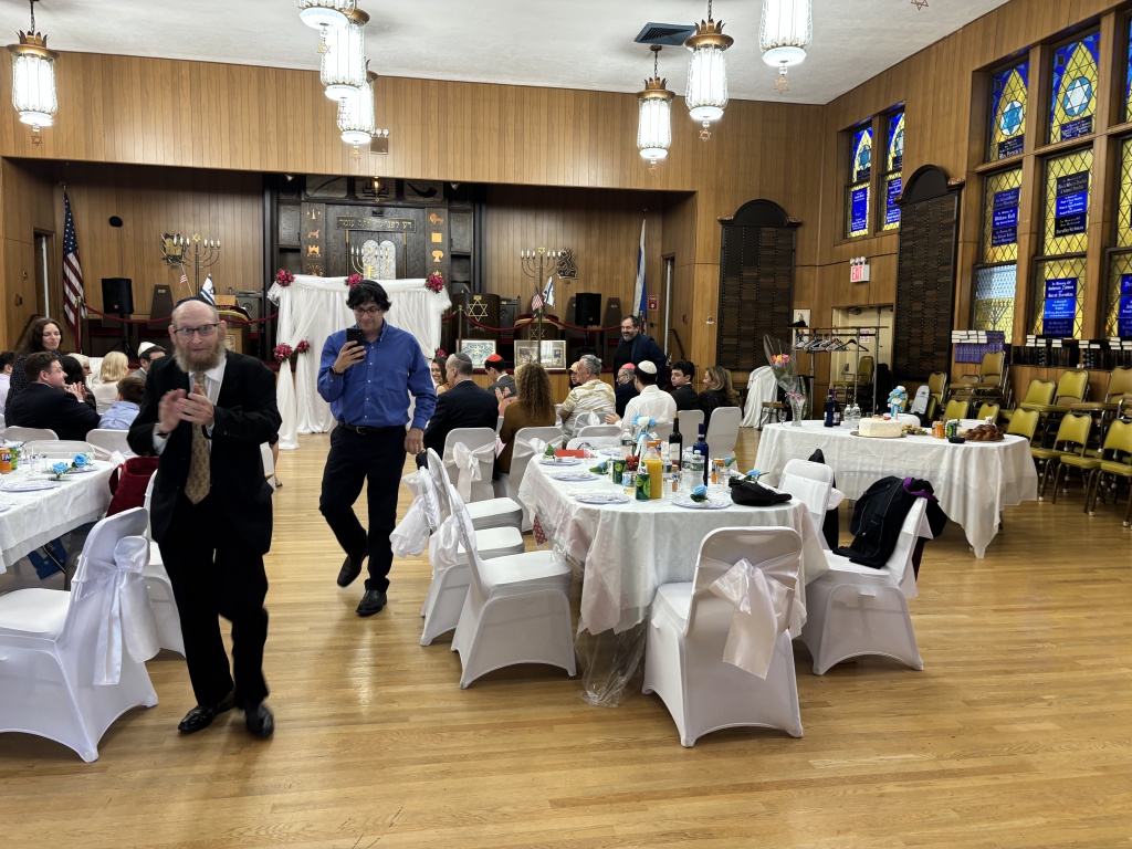 Event hall set for a celebration